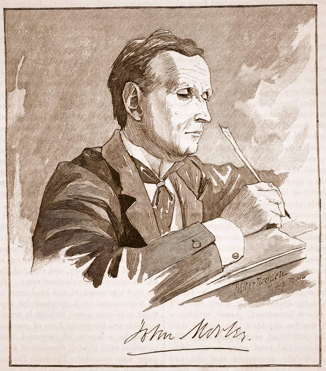 Mr. Morley, illustration fra 
