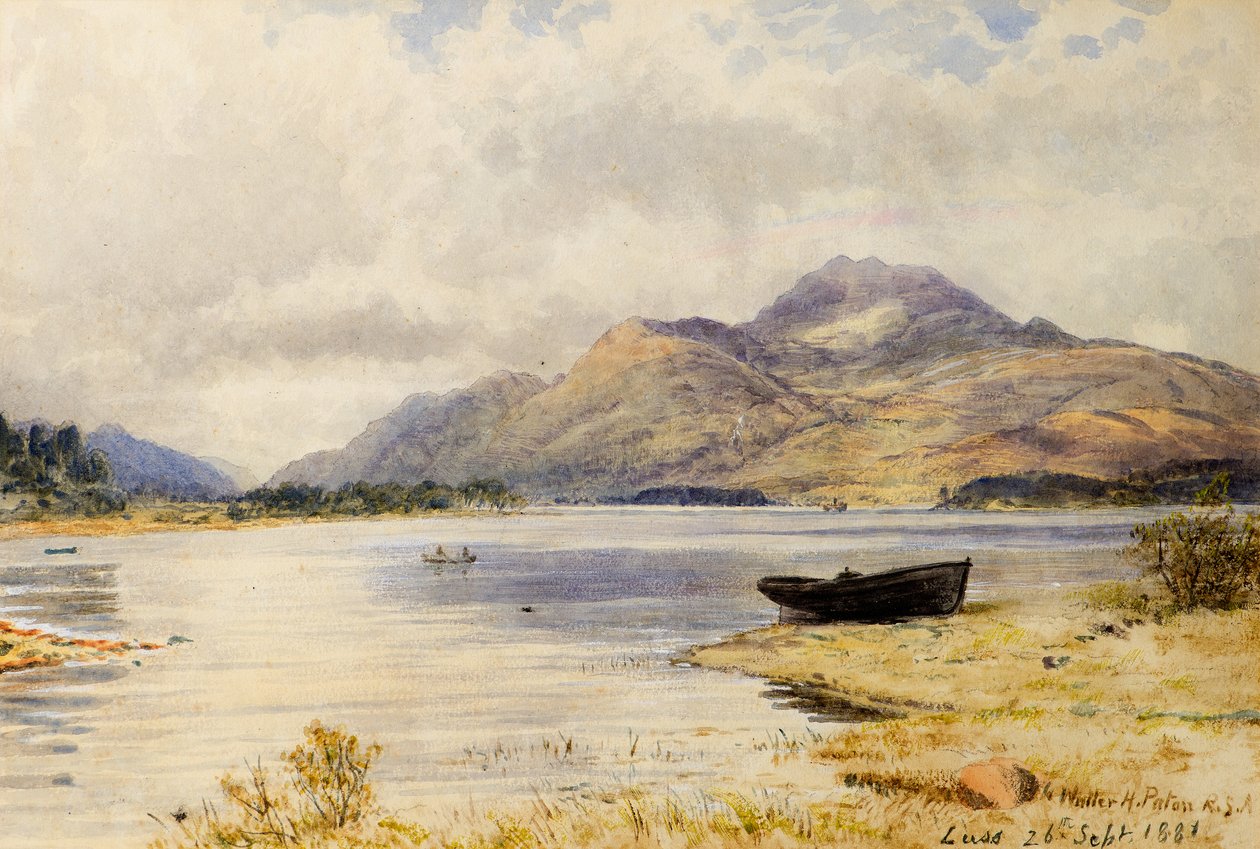 Ben Lomond fra Luss af Waller Hugh Paton