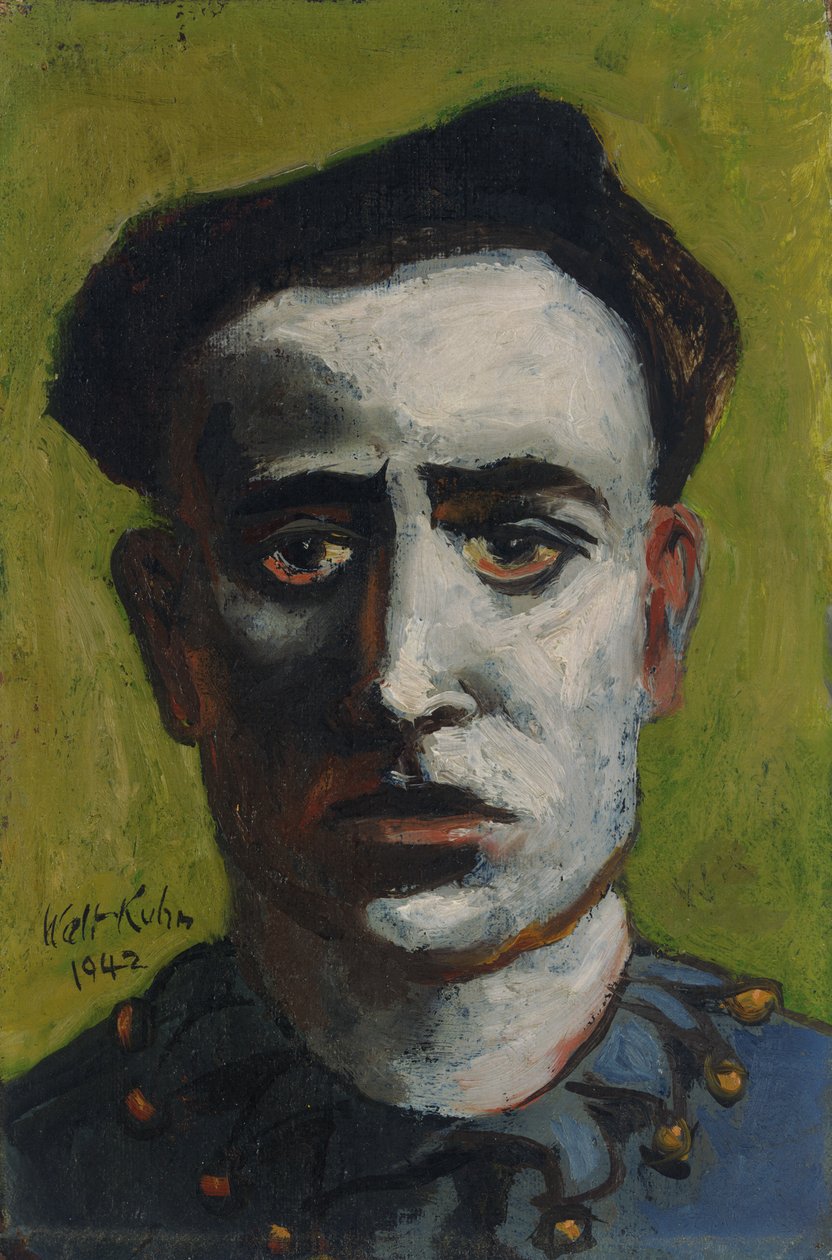 Klovn med baret af Walt Kuhn