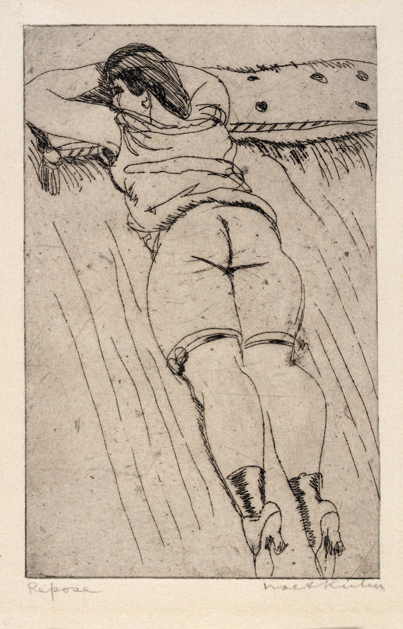 Repose af Walt Kuhn