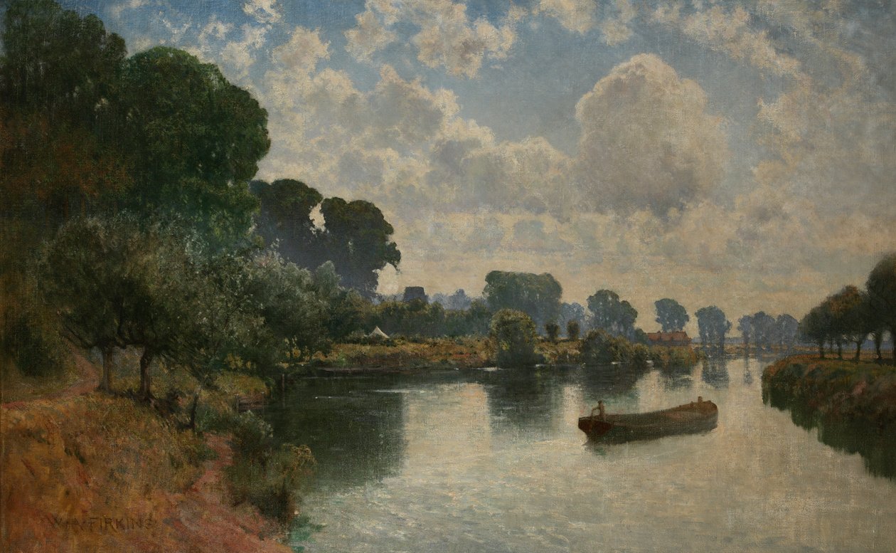 Kepax Ferry, Worcester, ca. 1900 af Walter Alfred Firkins