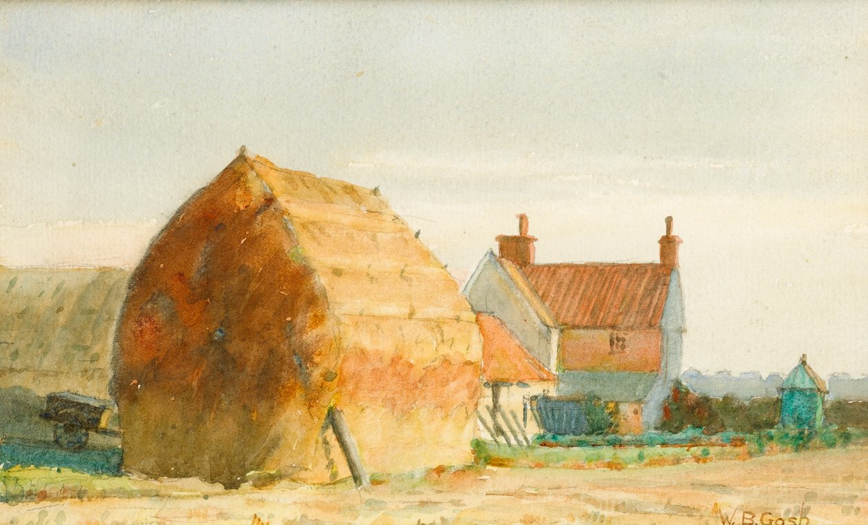 Landbrugsscene af Walter Bonner Gash