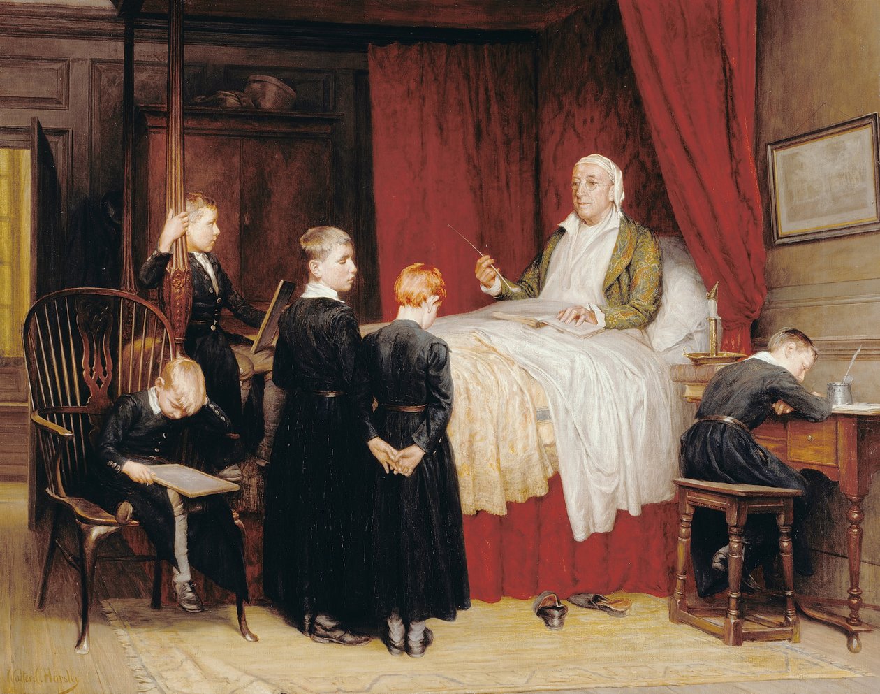 Gammel undervisning på Dulwich College af Walter Charles Horsley