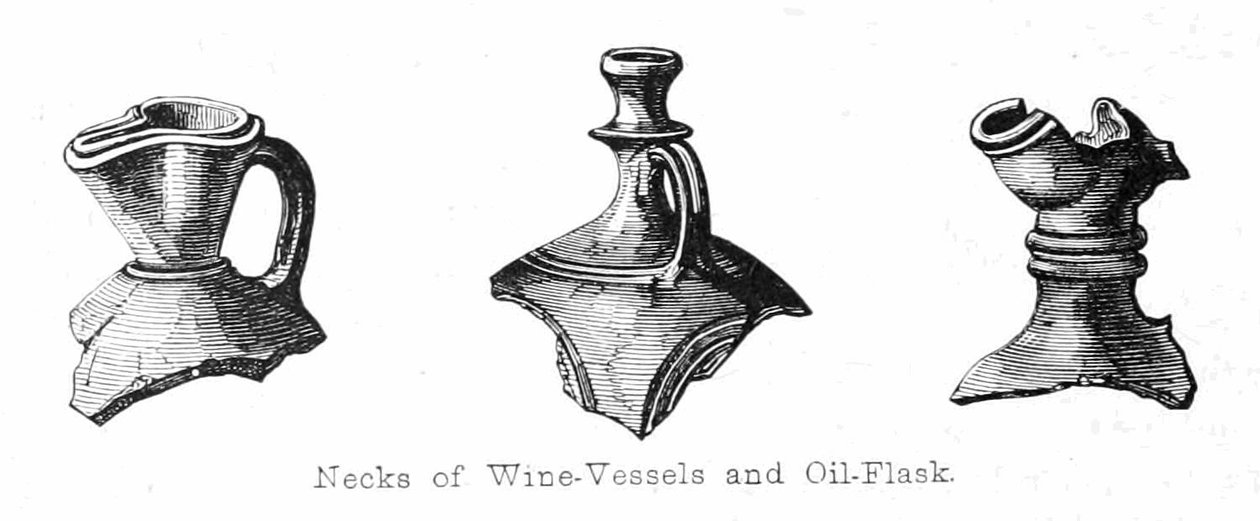 Nakke af vinskibe og oliekolbe af Walter Crane