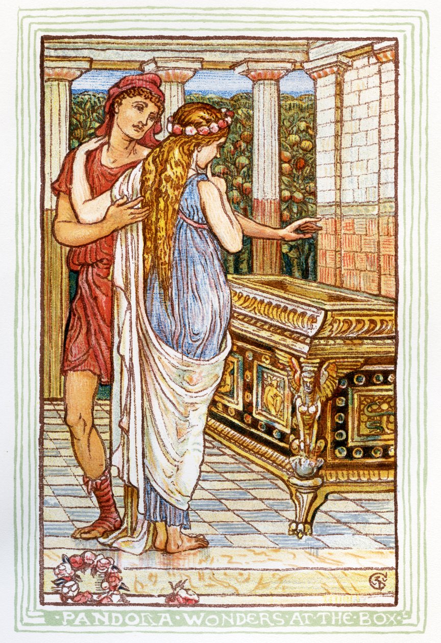 Pandoras æske af Walter Crane
