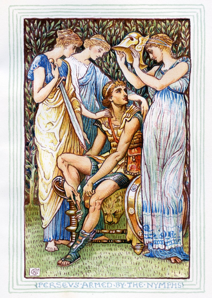 Perseus og nymferne af Walter Crane