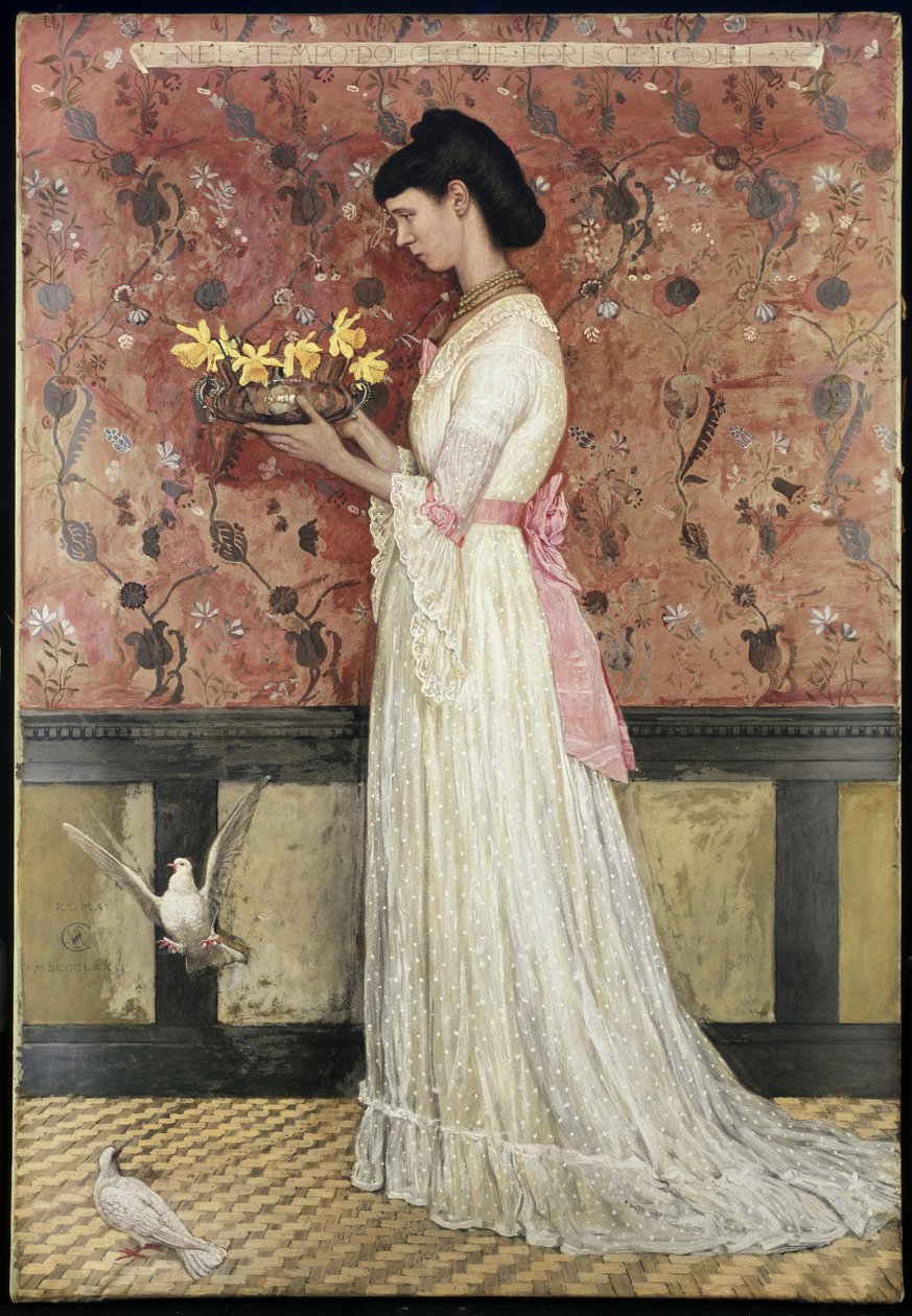 Portræt af fru Ingram Bywater, 1872 af Walter Crane