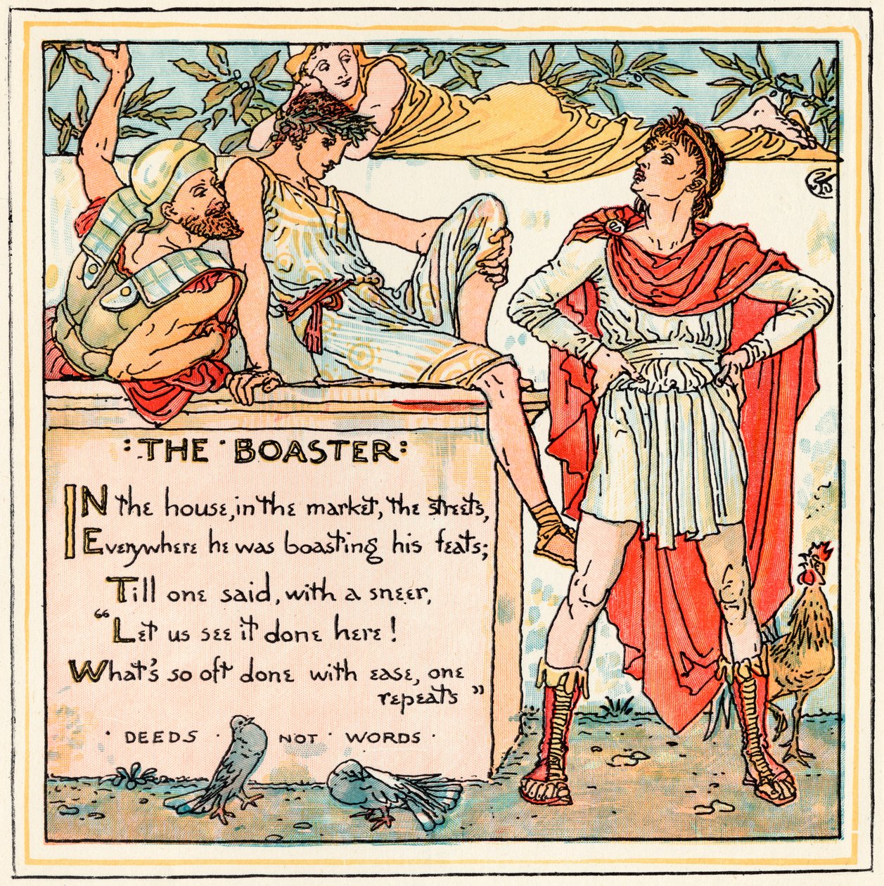 The Boaster, illustration fra 