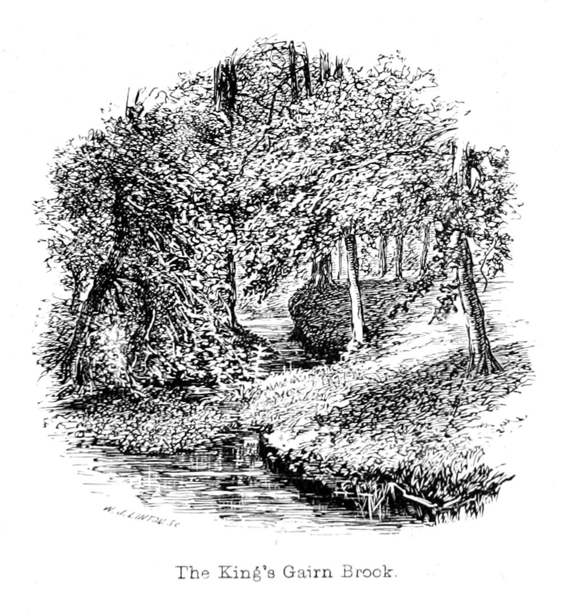 Kings Gairn Brook af Walter Crane