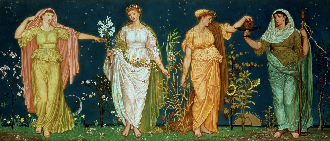 Årstiderne af Walter Crane