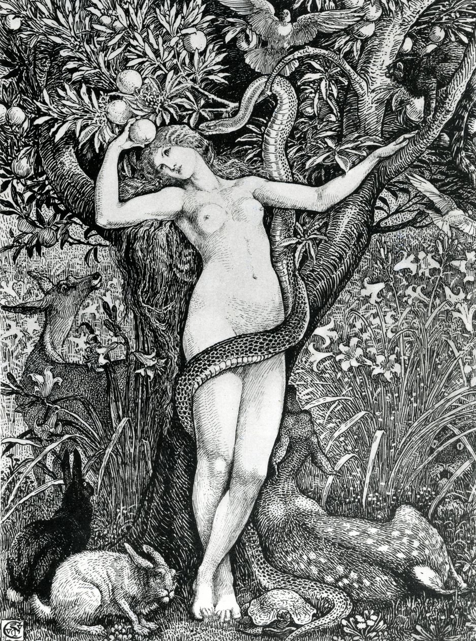 Evas fristelse af Walter Crane