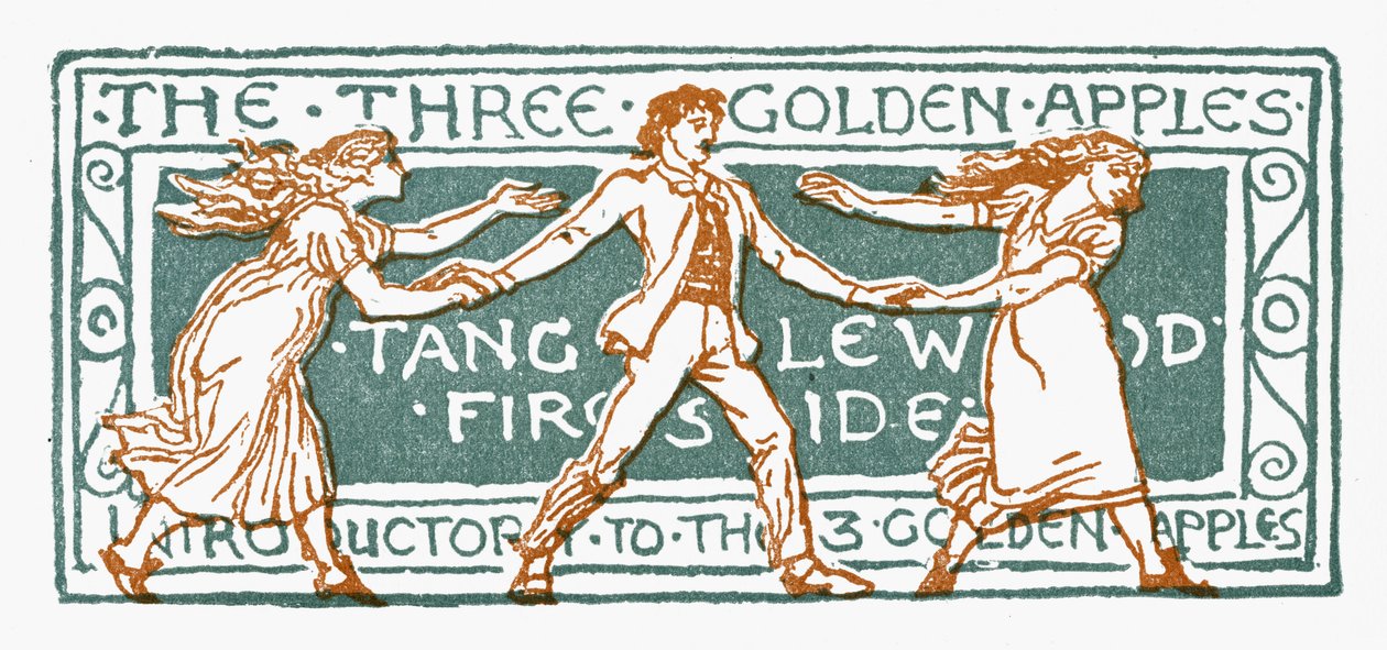 De tre gyldne æbler af Walter Crane