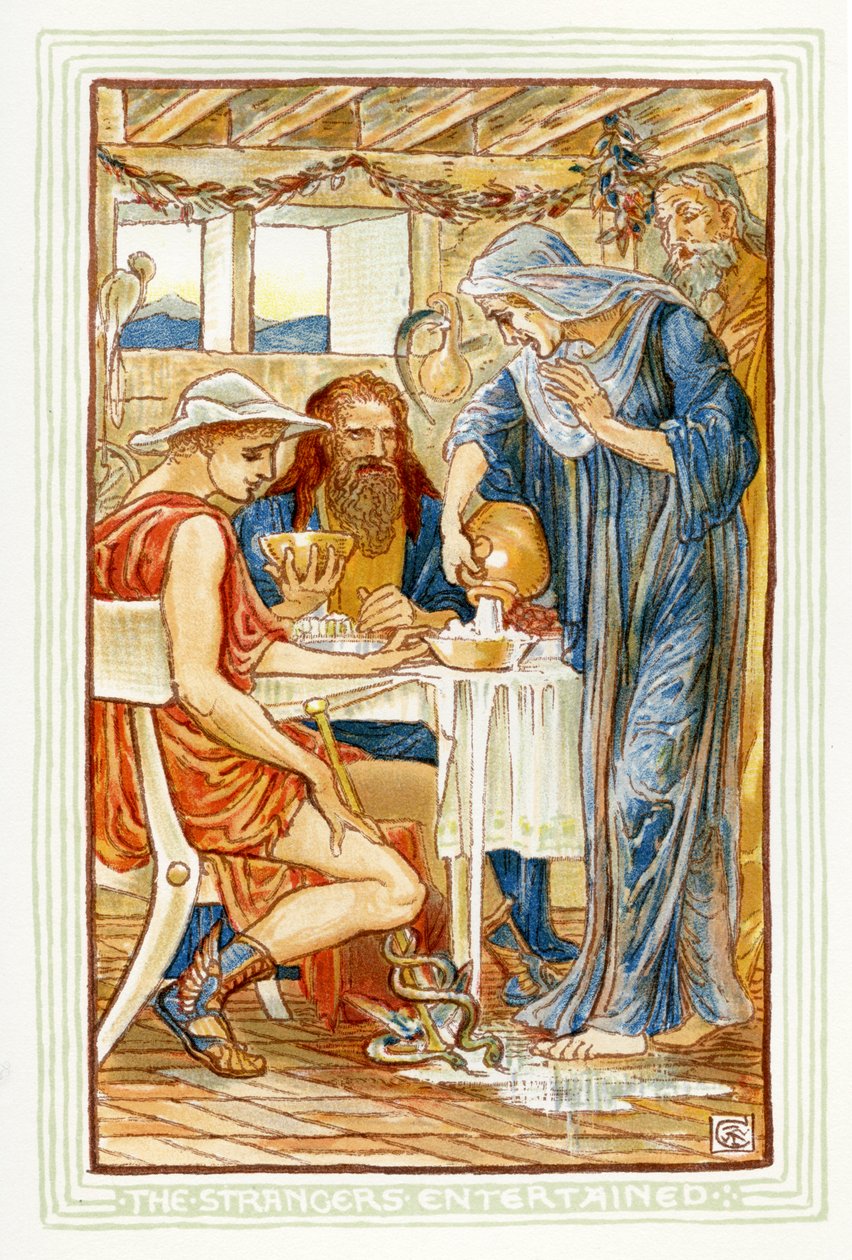 De fremmede underholdt af Walter Crane