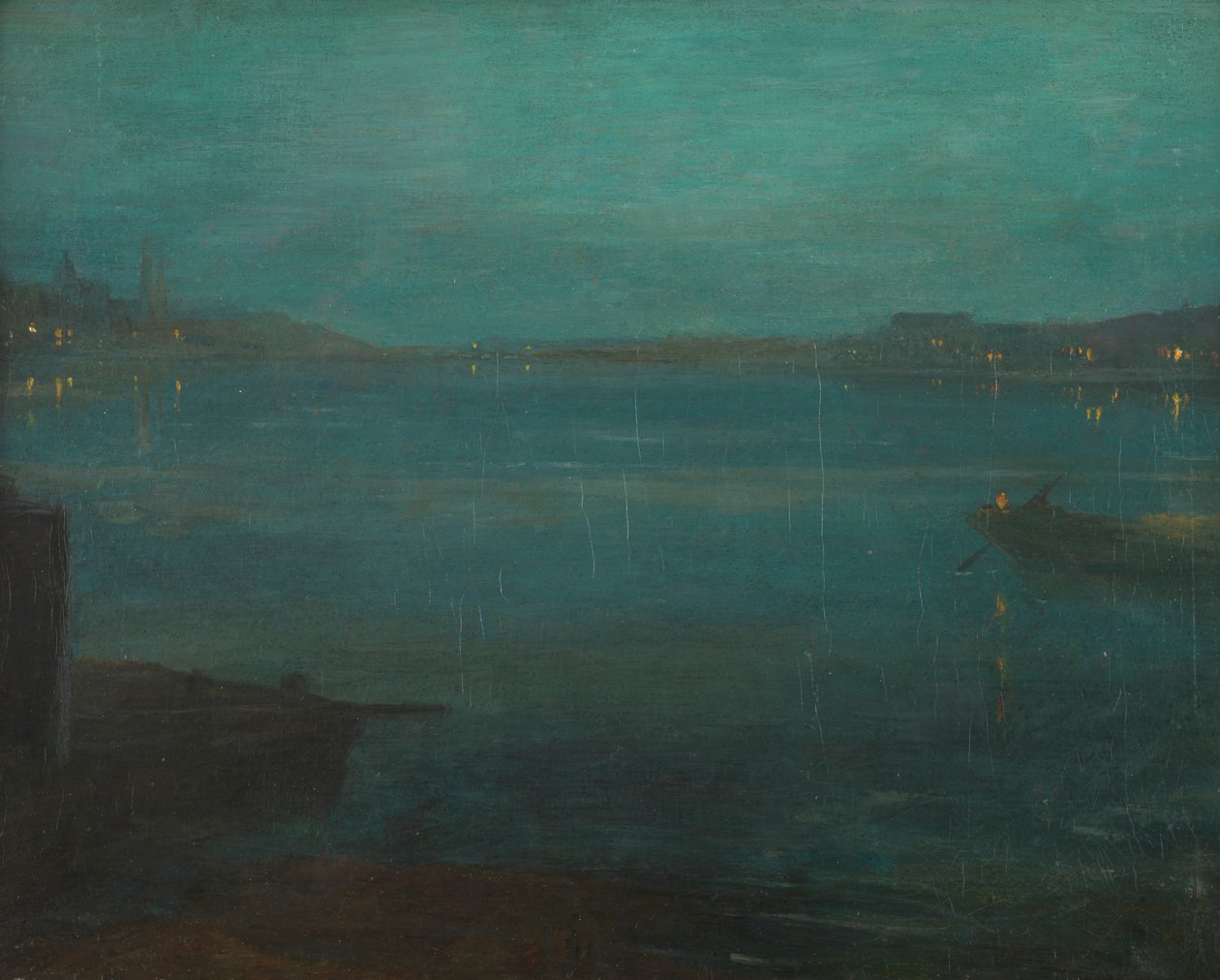 Nocturne fra Greaves Boat Yard af Walter Greaves