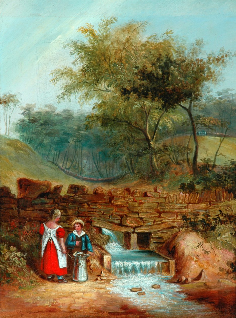 Old Well, Birks Hall, Halifax af Walter Heath