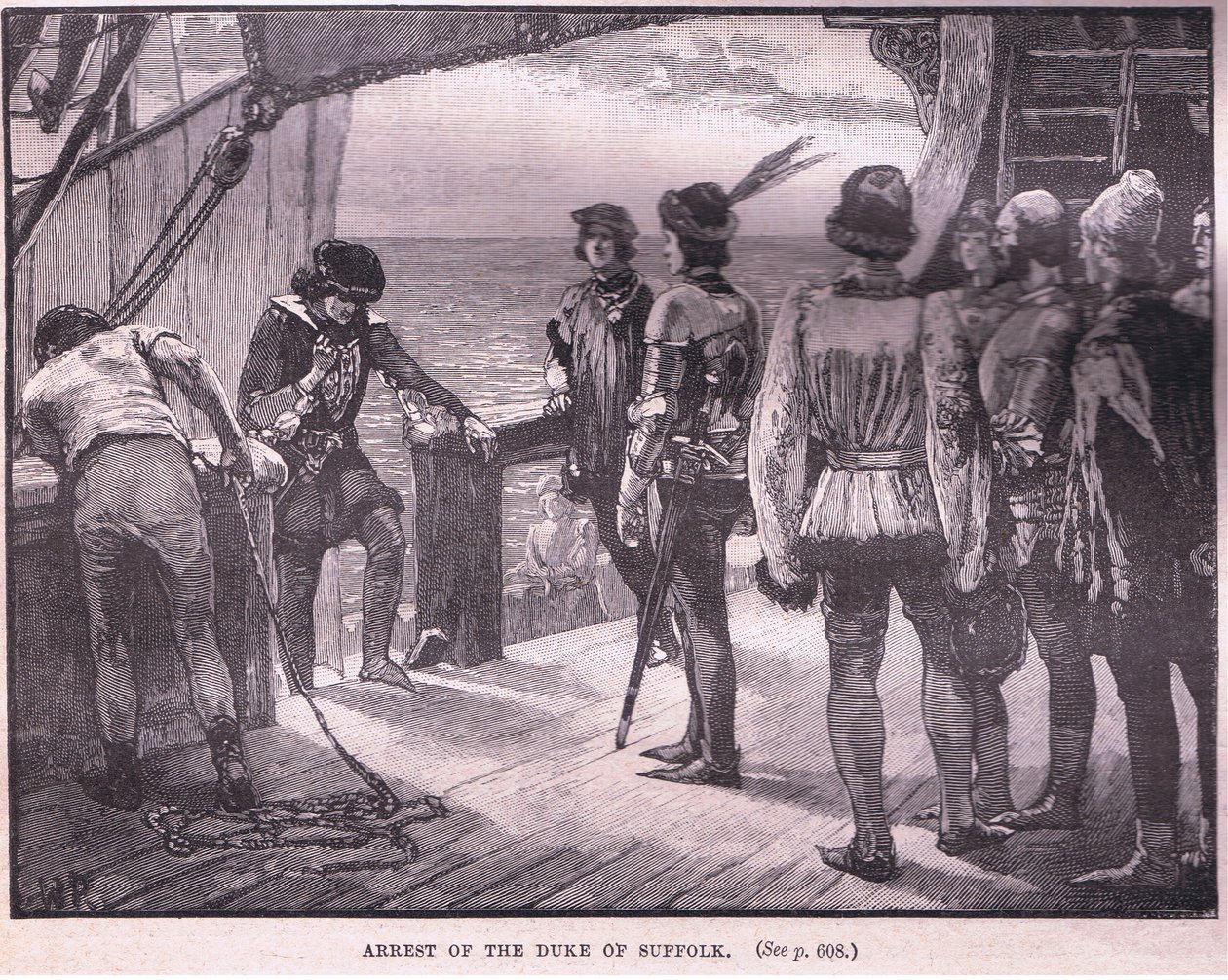 Arrestation af hertugen af Suffolk 1450 e.Kr af Walter Paget