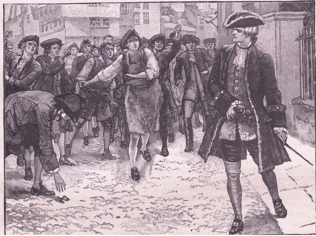 Lord Bute and the Londoners AD 1762 af Walter Paget