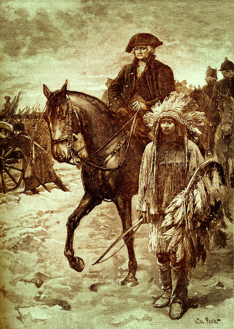 Washington krydser Delaware, Amerika af Walter Paget