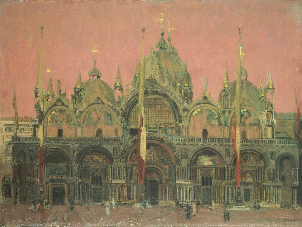 En rød himmel om natten, San Marco af Walter Richard Sickert