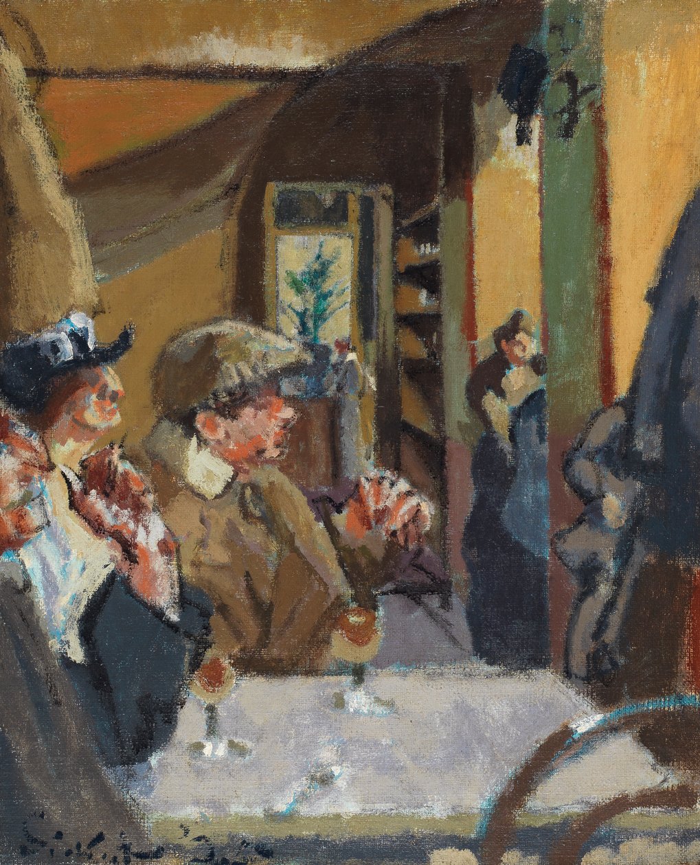 Chez Vernet, 1925 af Walter Richard Sickert