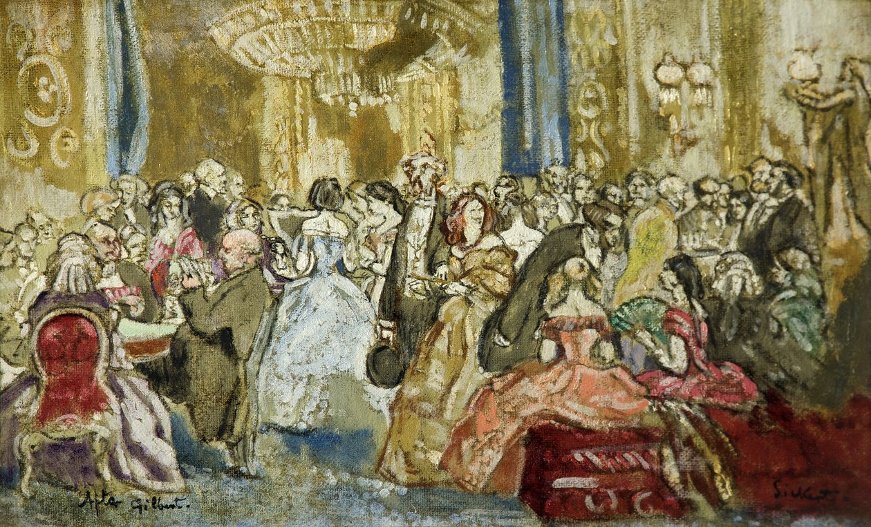 Glencora, efter John Gilbert af Walter Richard Sickert