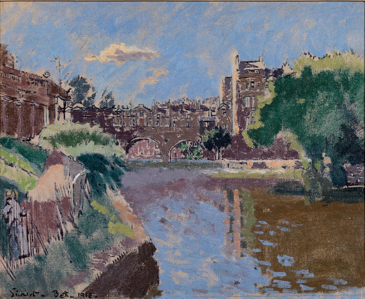 Pulteney Bridge, Bath, 1918 af Walter Richard Sickert