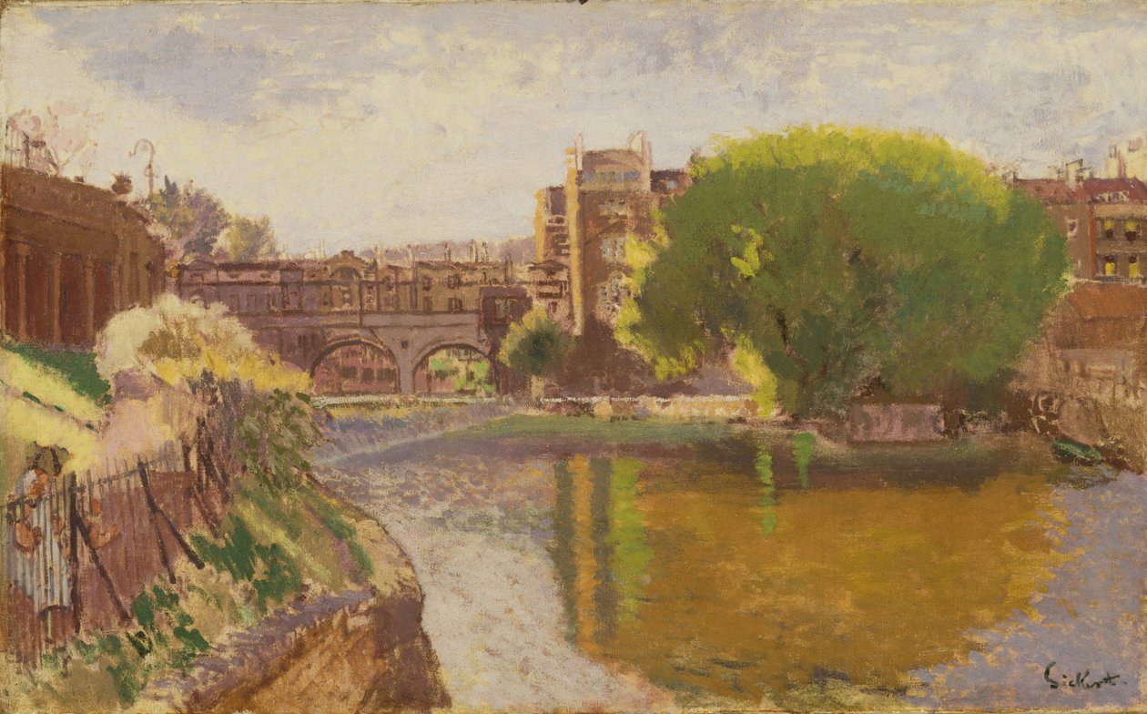 Pulteney Bridge, Bath, ca. 1916-17 af Walter Richard Sickert