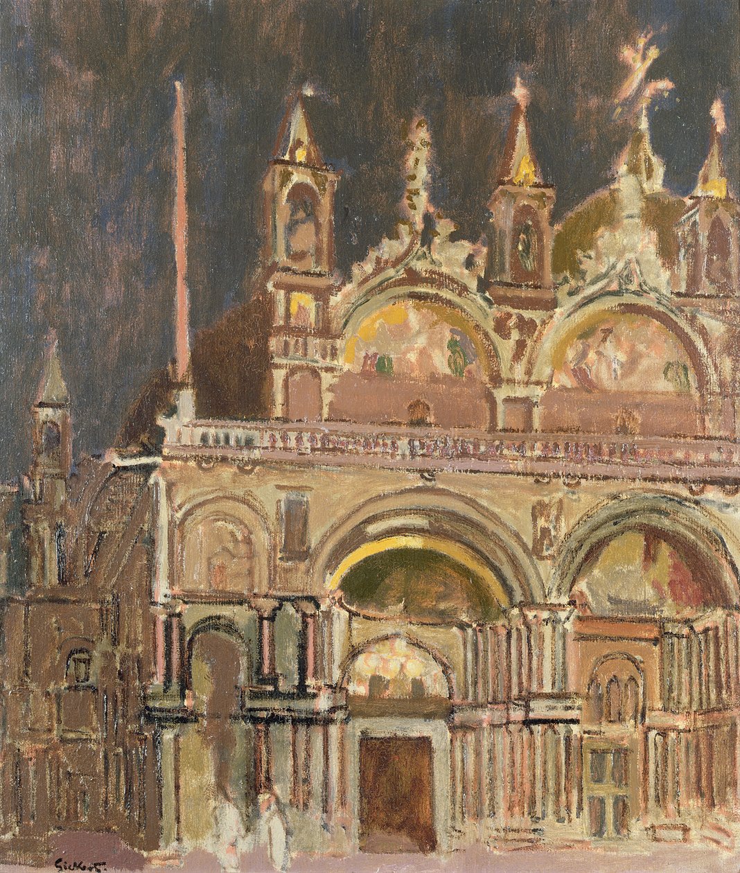 San Marco, Venedig af Walter Richard Sickert