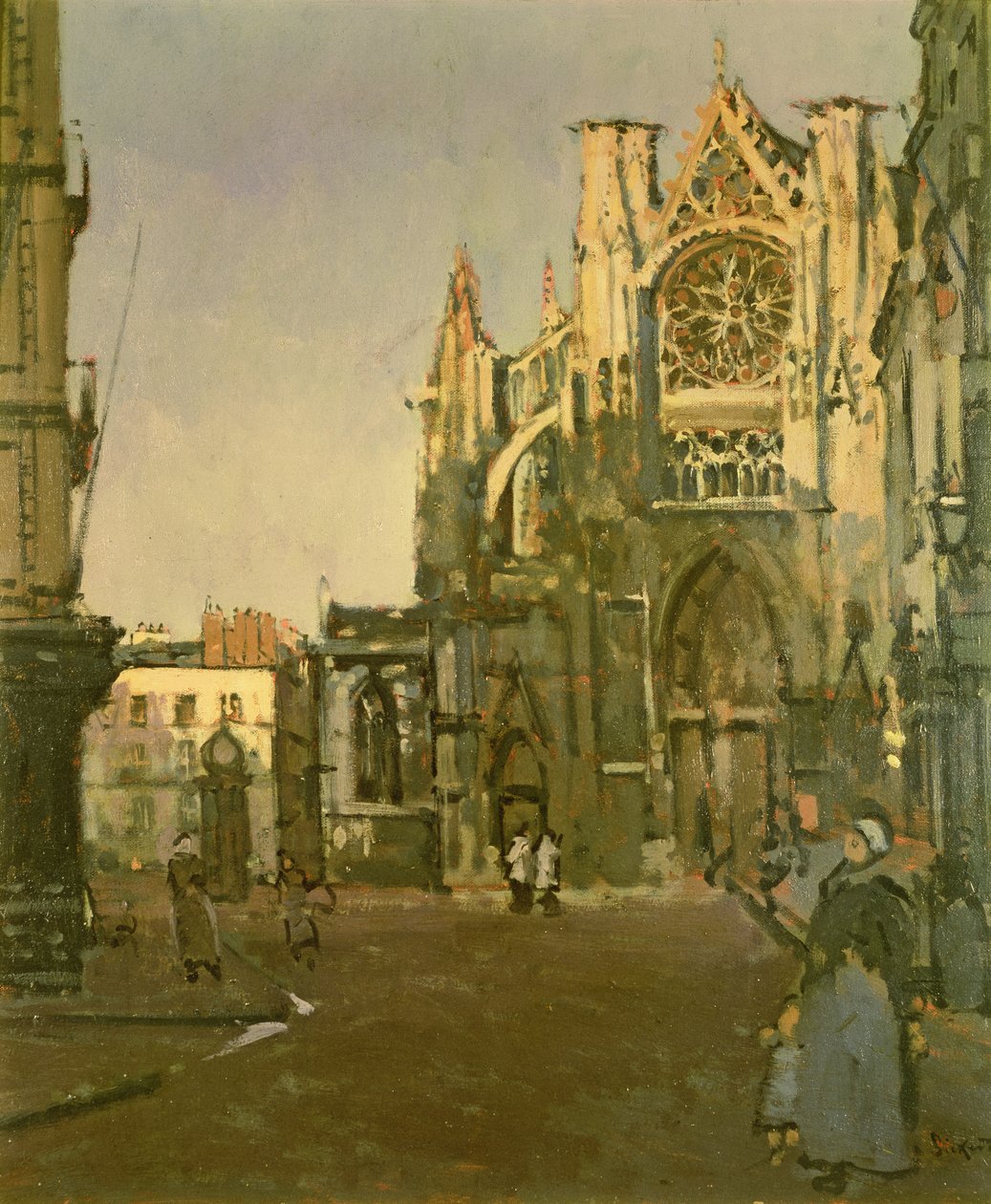 St. Jacques Kirke, Dieppe af Walter Richard Sickert
