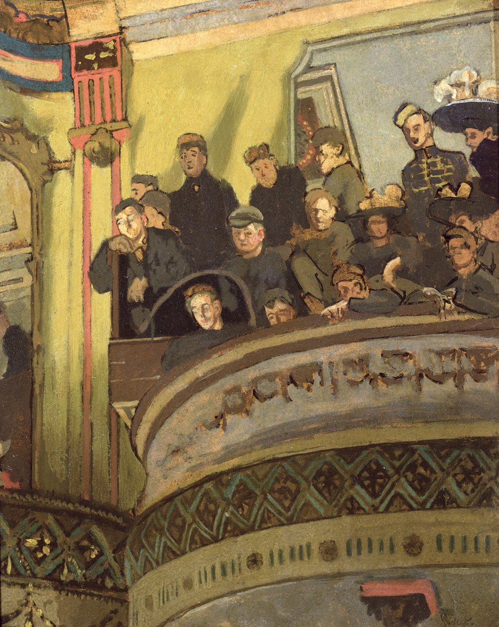 The Little Old Bedford, ca. 1890 (olie på papir lagt på panel) af Walter Richard Sickert
