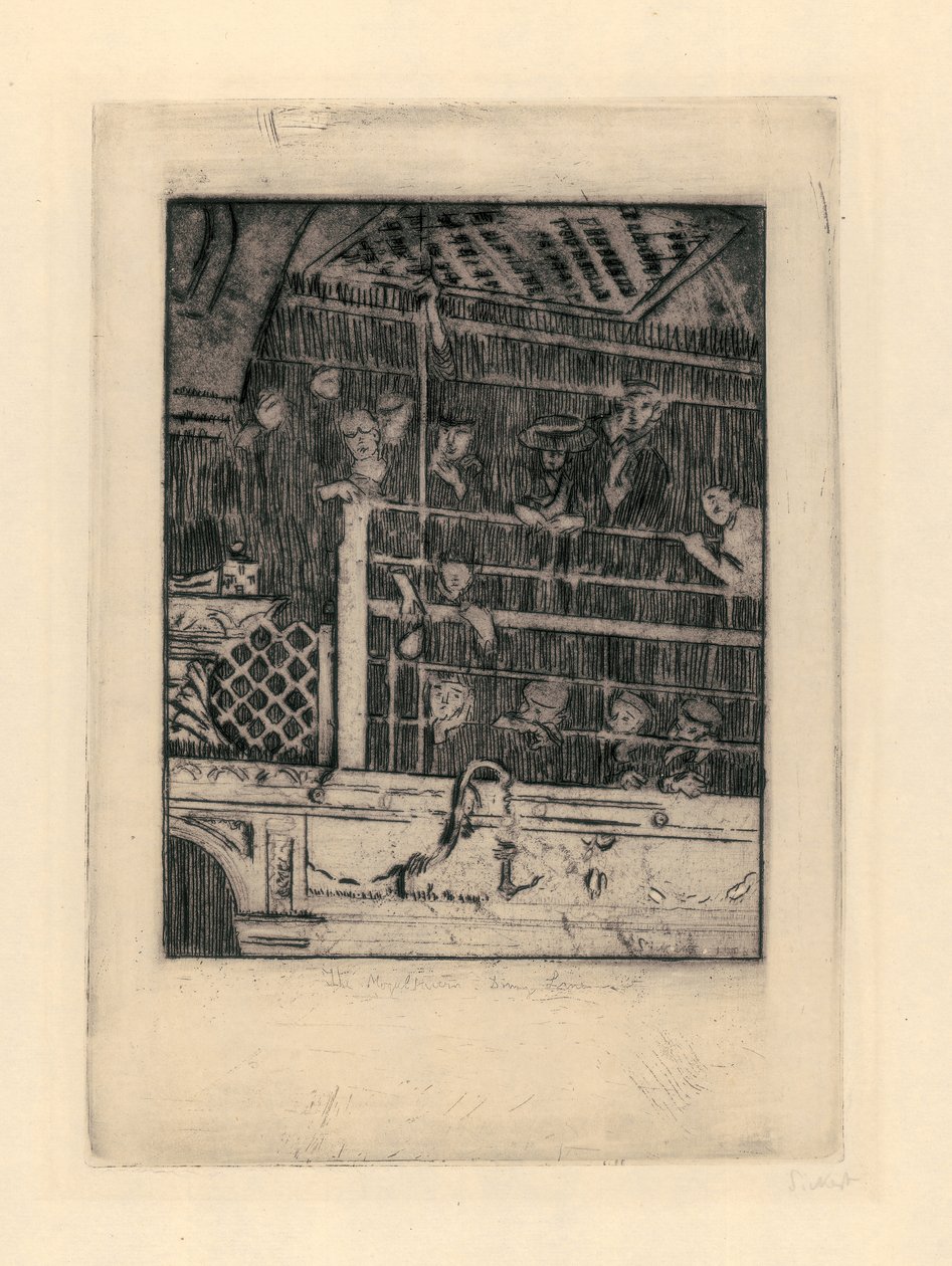 The Old Mogul Tavern, 1908 (ætsning og akvatint) af Walter Richard Sickert