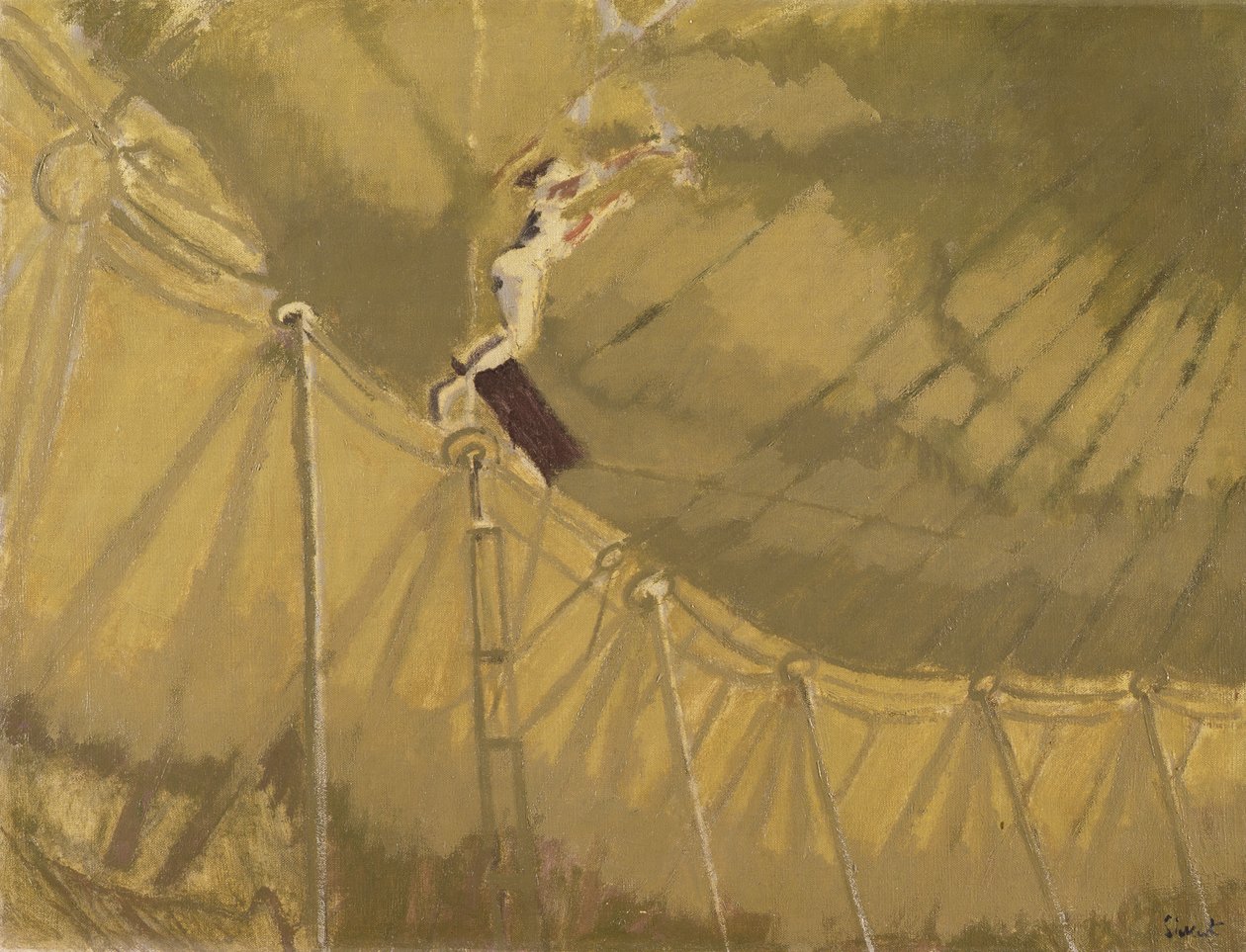 Trapezen, ca. 1920 af Walter Richard Sickert