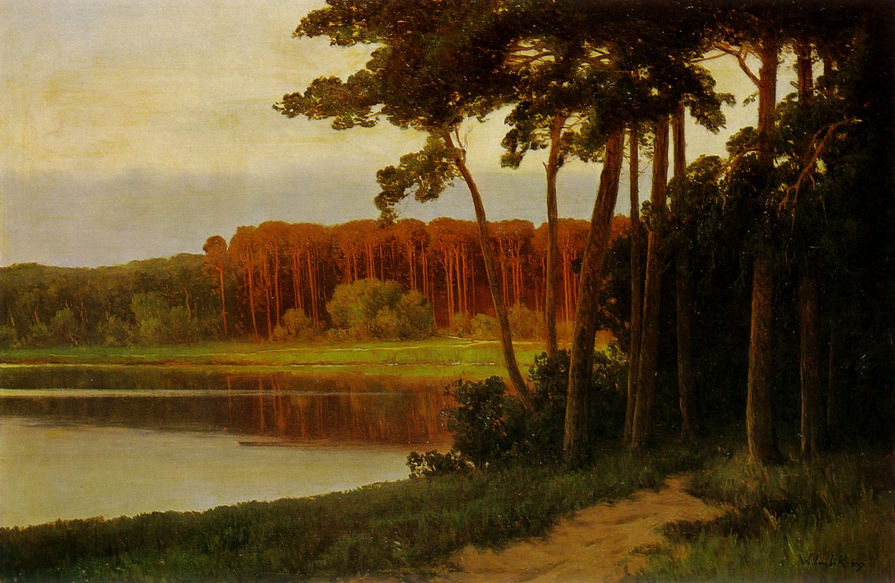 Grunewaldsee eller Schlachtensee Berlin af Walter Leistikow
