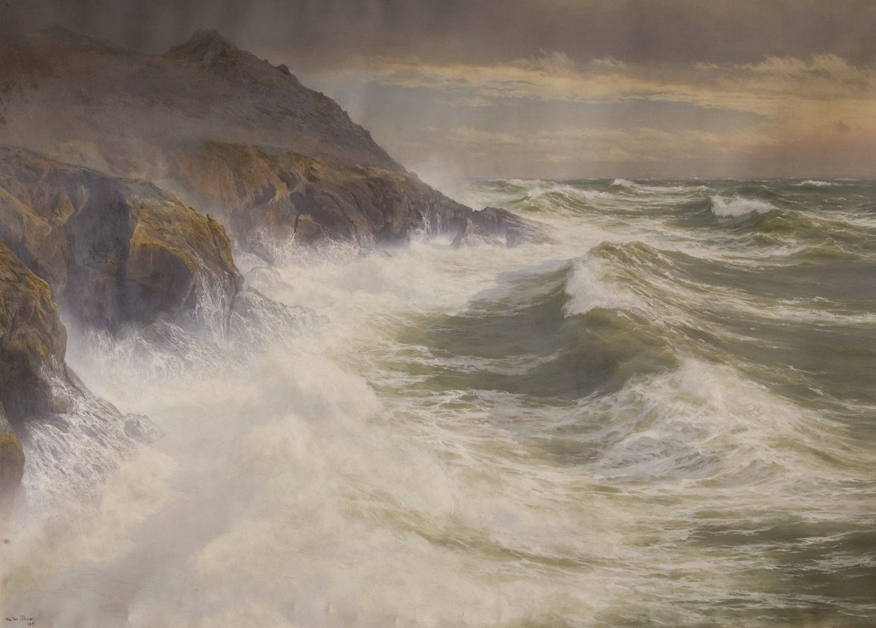 Bolt Head, South Devon, 1891 af Walter Shaw