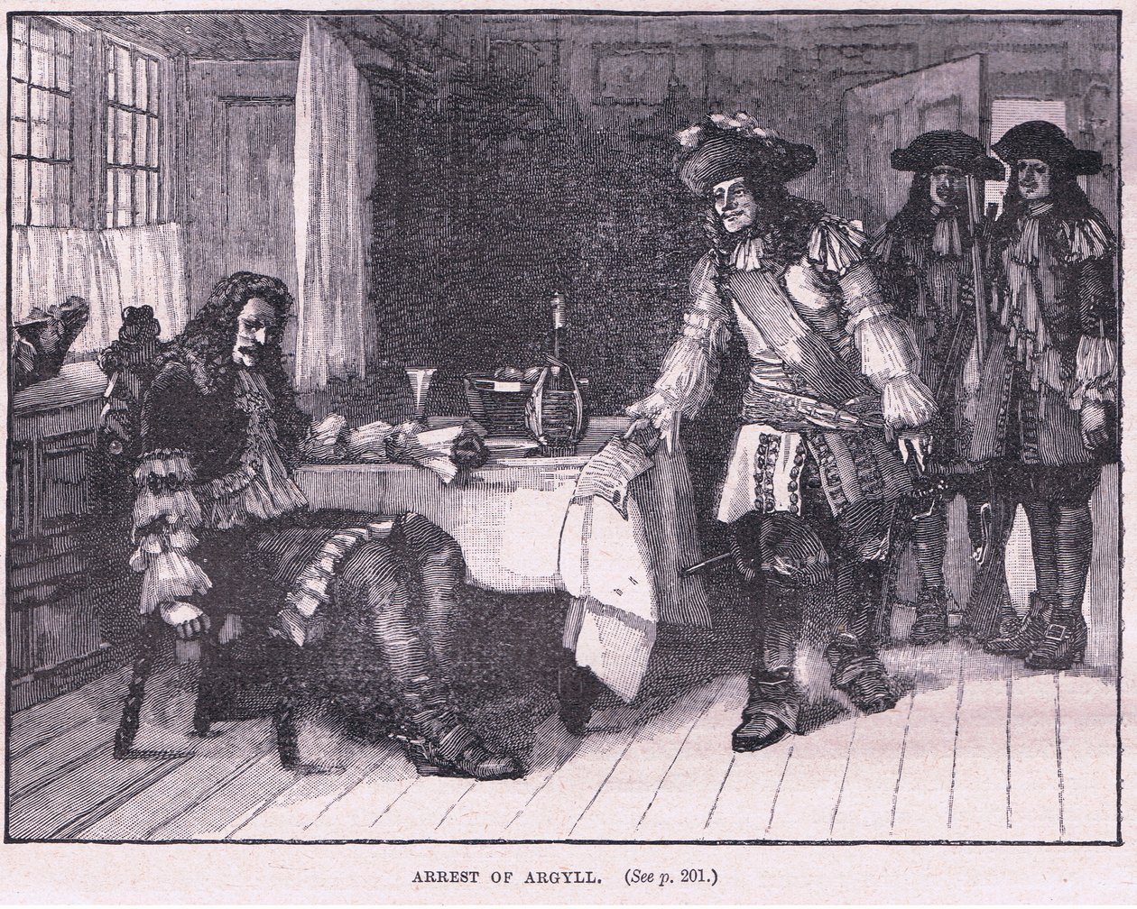 Arrestation af Argyll AD 1661 af Walter Stanley Paget