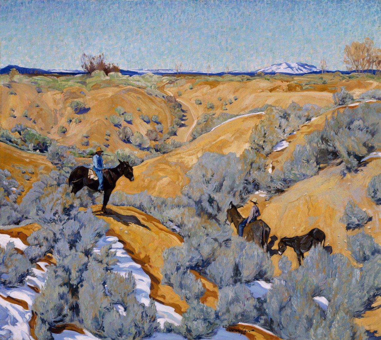I en Arroyo, ca. 1914-24 af Walter Ufer