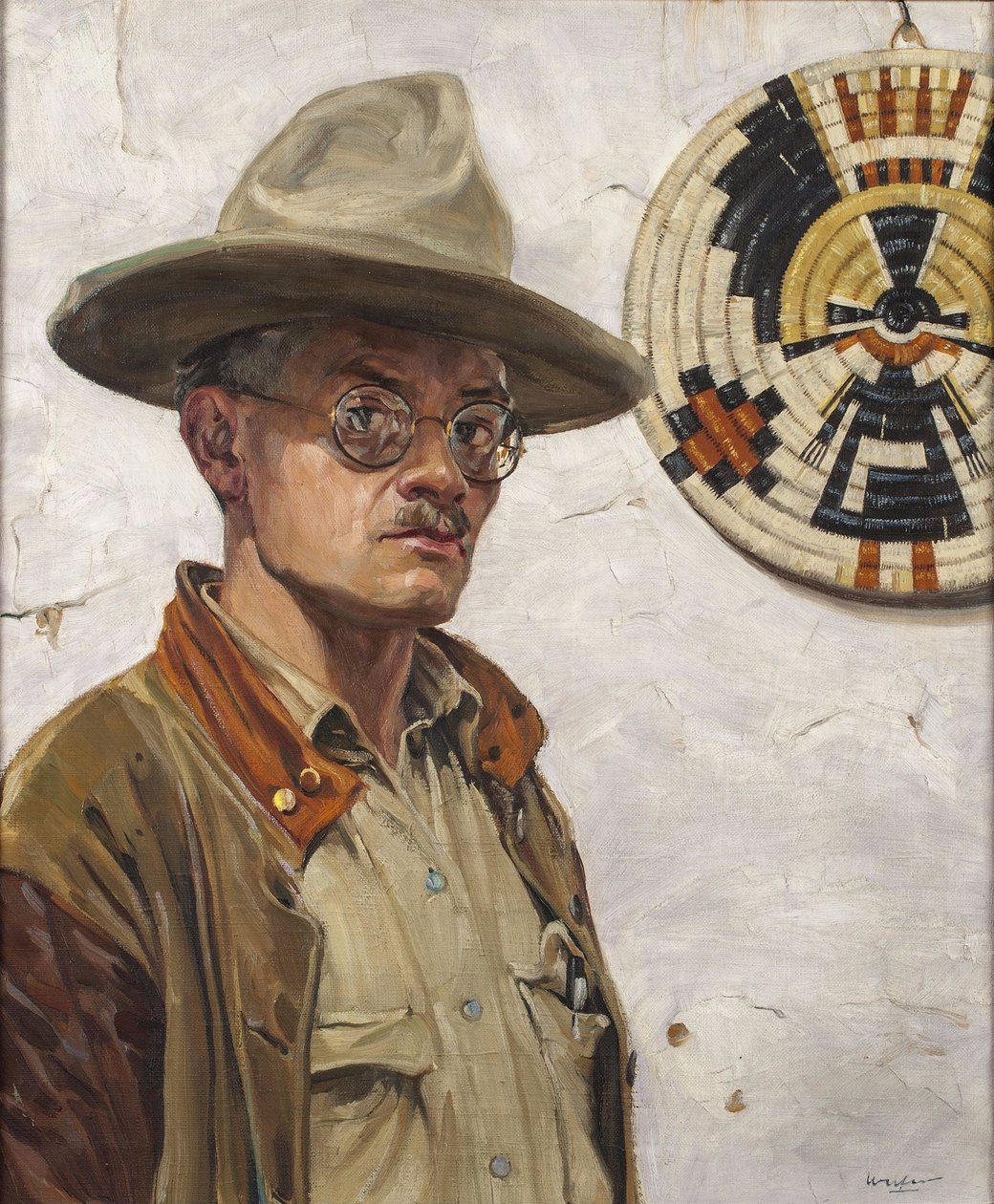 Selvportræt af Walter Ufer
