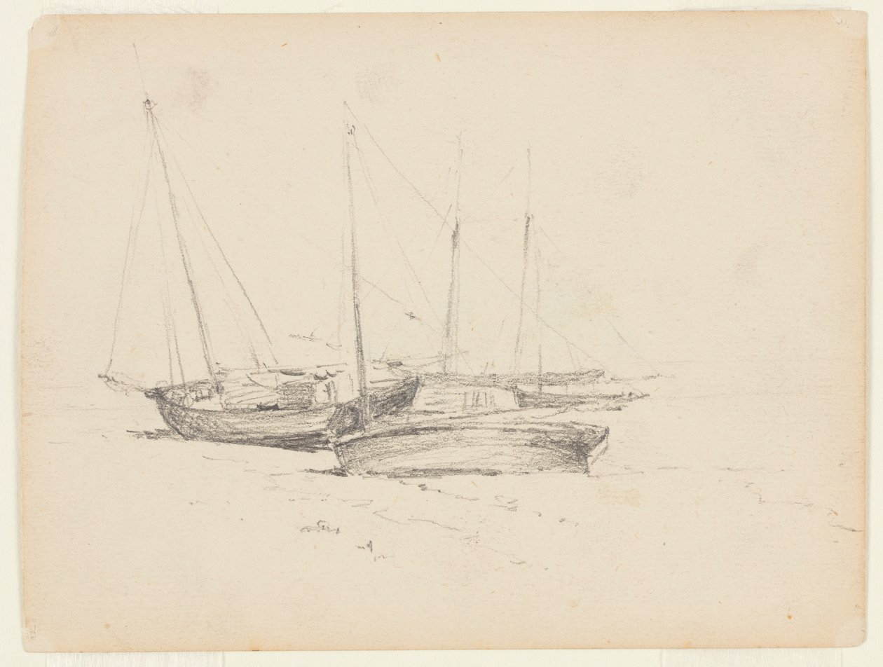 Fiskerbåde på kysten af Walter Clark