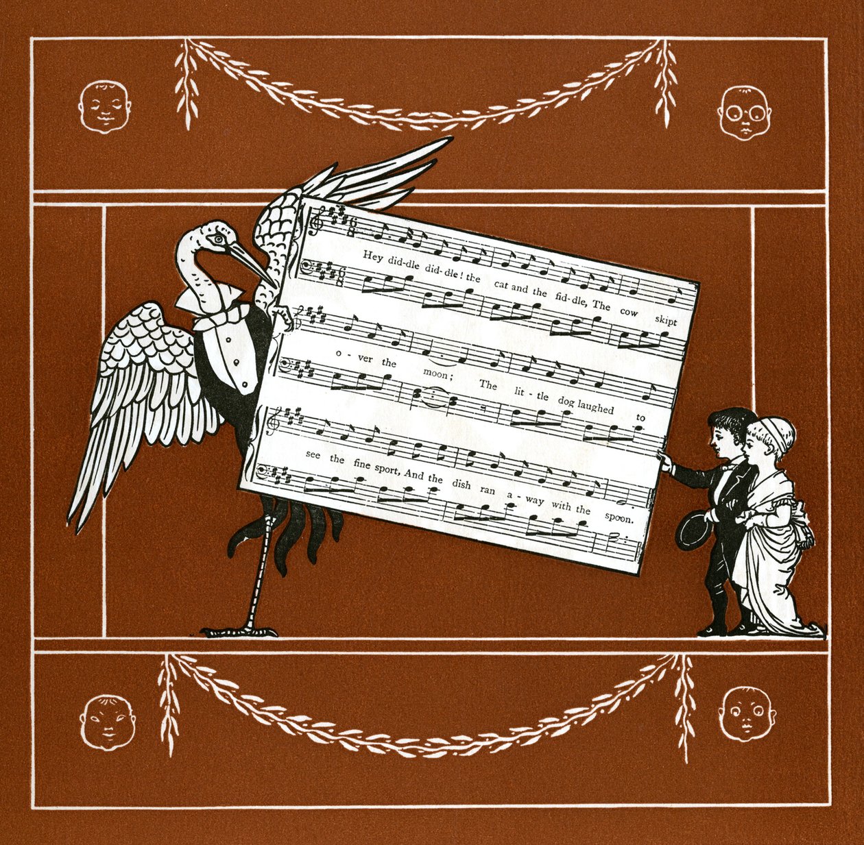 Katten og violinen af Walter Crane