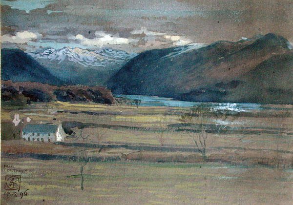Derwent Water, fra Crosthwaite af Walter Crane