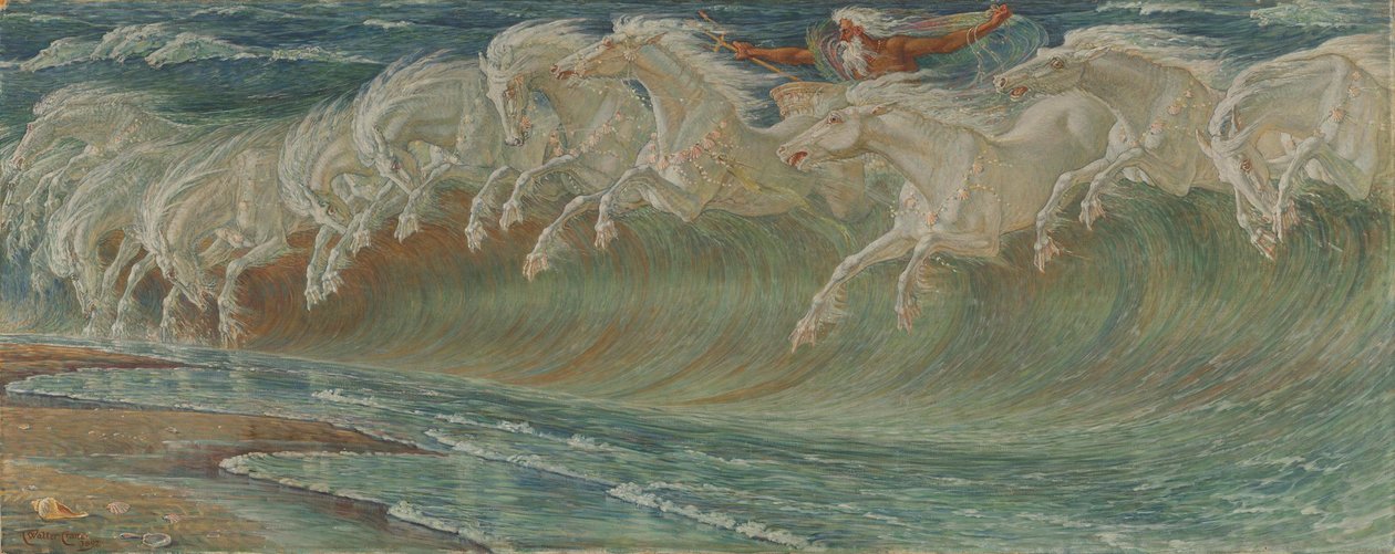 Neptuns heste af Walter Crane