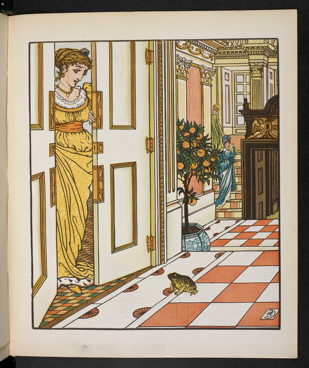 Illustration til frøprinsen. af Walter Crane