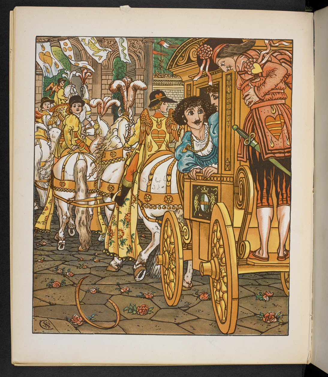 Illustration til frøprinsen. af Walter Crane