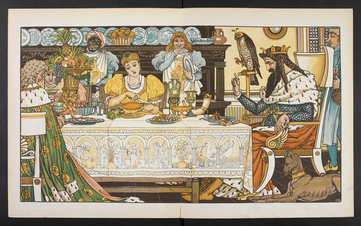 Illustration til frøprinsen. af Walter Crane