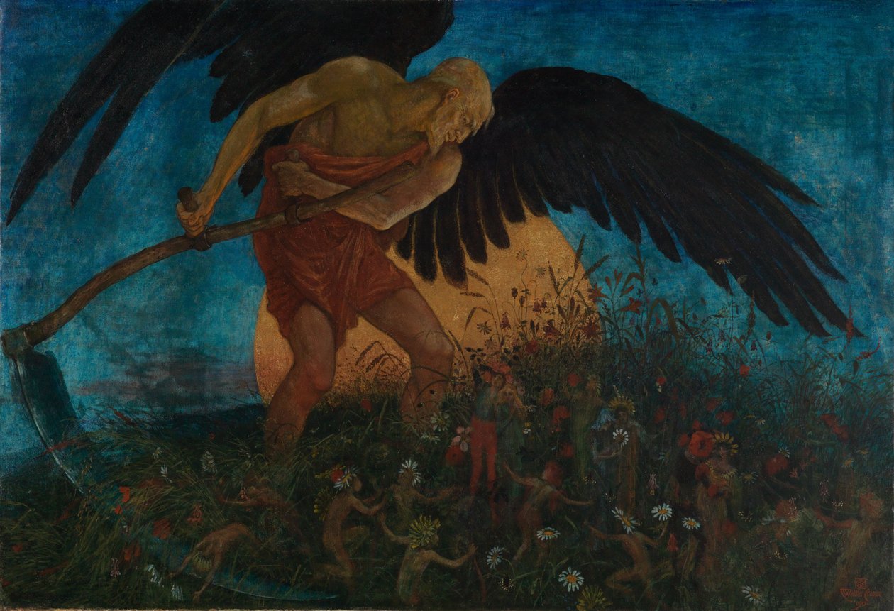 Døden, høstmanden af Walter Crane