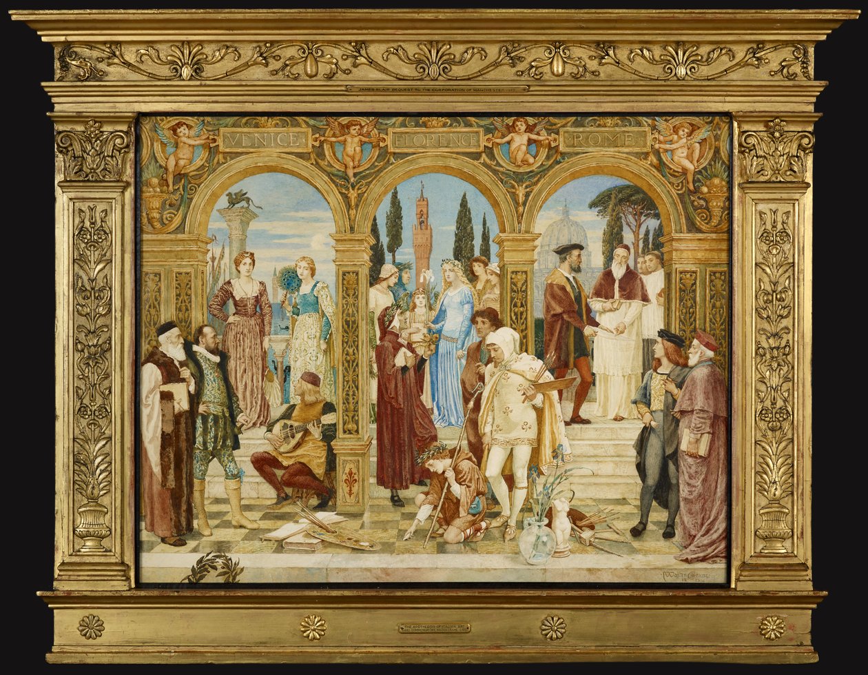Den italienske kunsts apoteose af Walter Crane