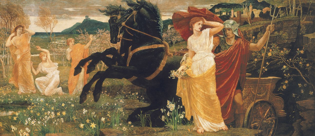 Persefones skæbne, 1877 af Walter Crane