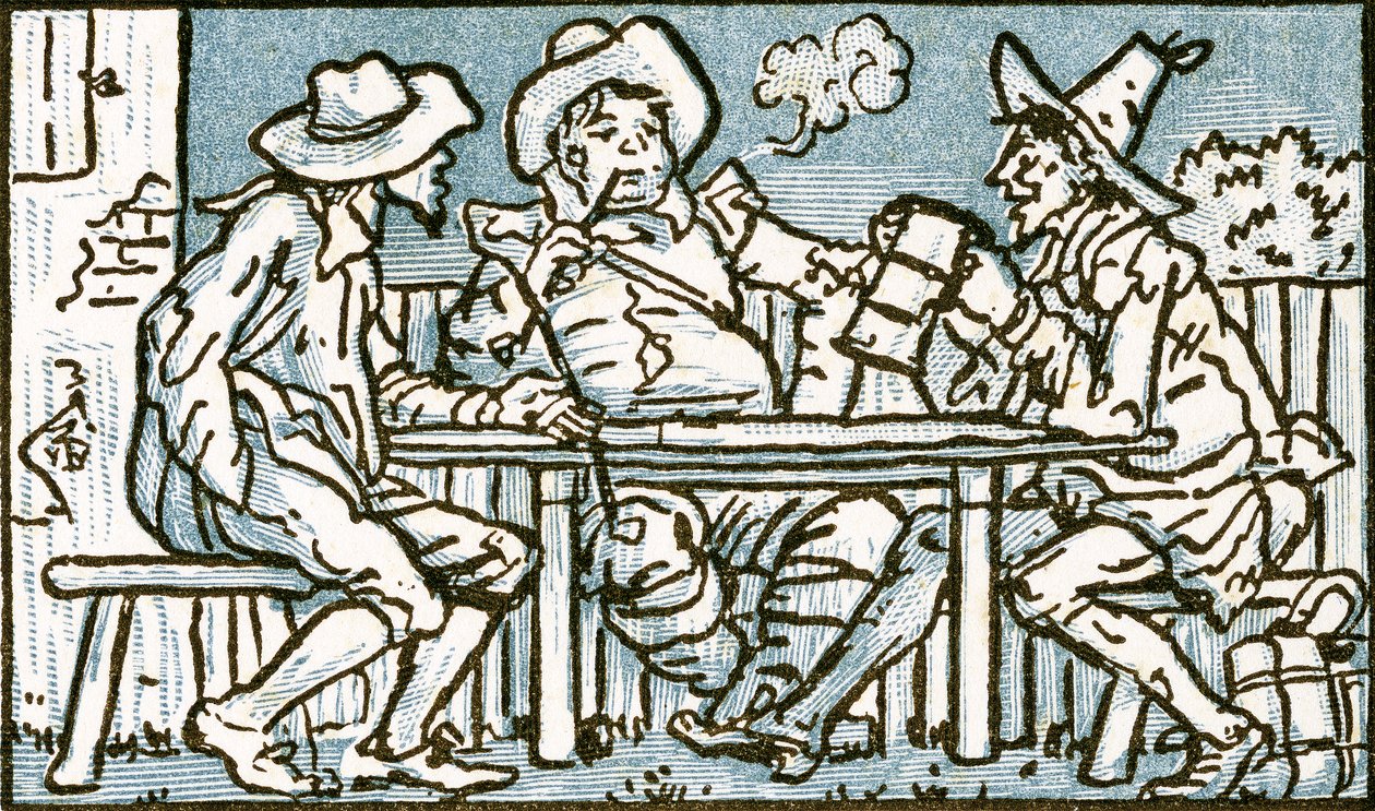 The Happy Poor, sangillustration til 