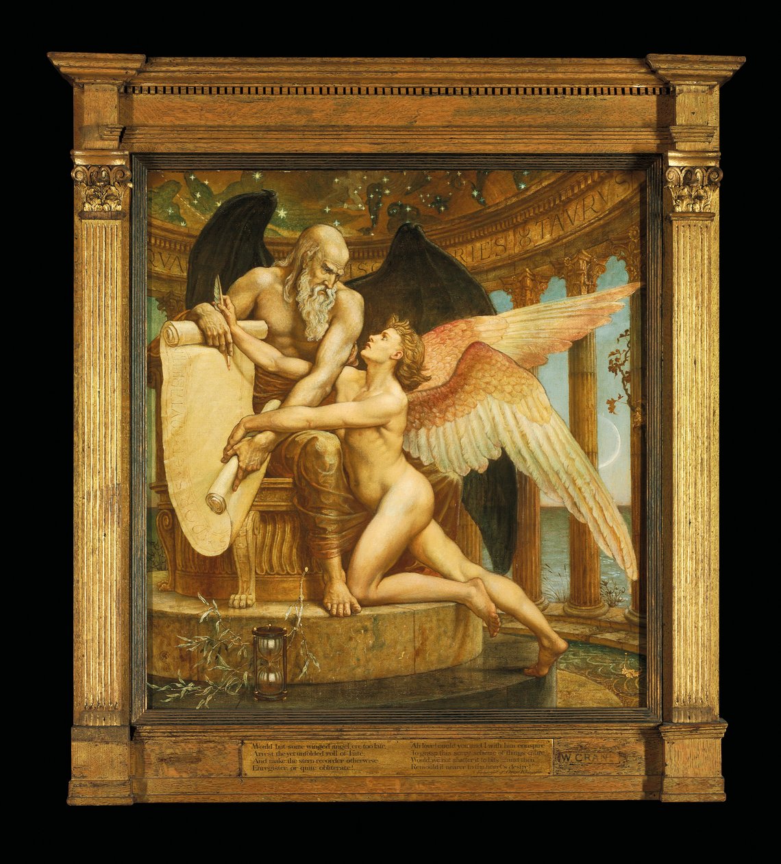 Skæbnerullen, 1882 af Walter Crane