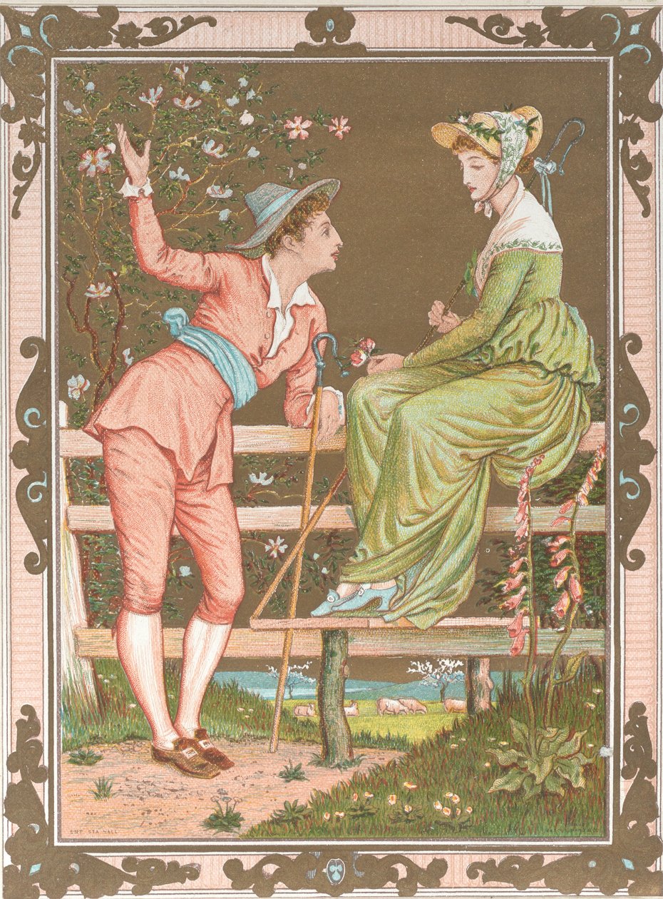 Valentin, 1876. af Walter Crane